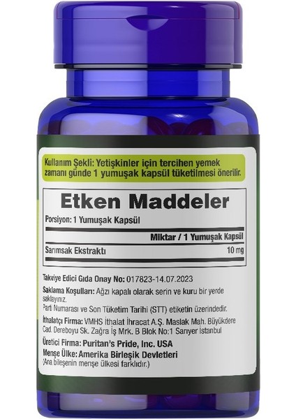 Odorless Garlic Extract 1000 Mg 100 Kapsül