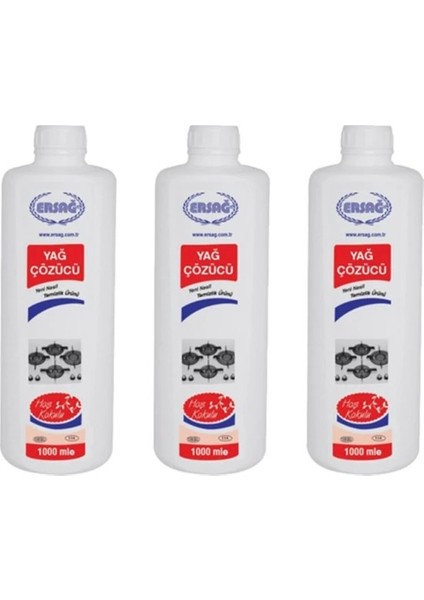 Yağ Çözücü 1000 ml 3'lü Set