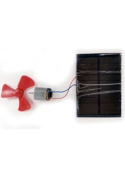 Güneş Paneli Mini Motor ve Pervane Seti