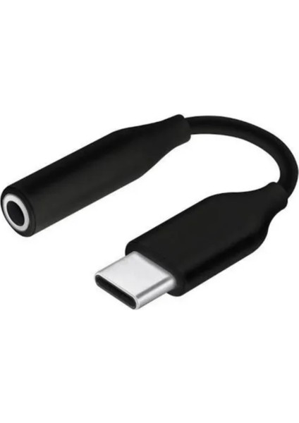 Type-C To Jack 3.5 mm Kulaklık Dönüştürücü Tüm Type-C Telefon ile Uyumlu Aux Kablo Converter