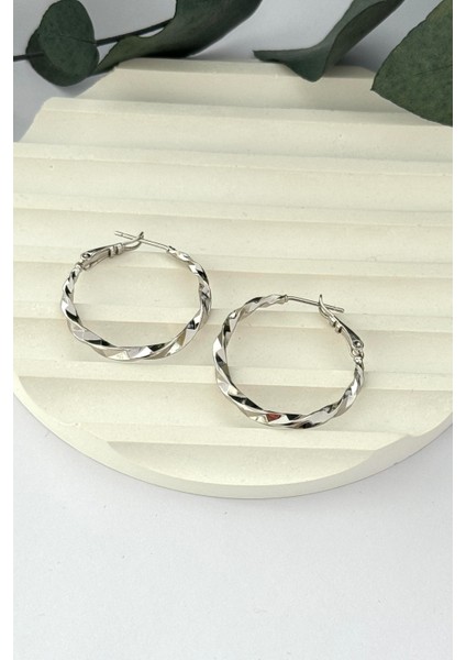 Halka Silver Vip Küpe
