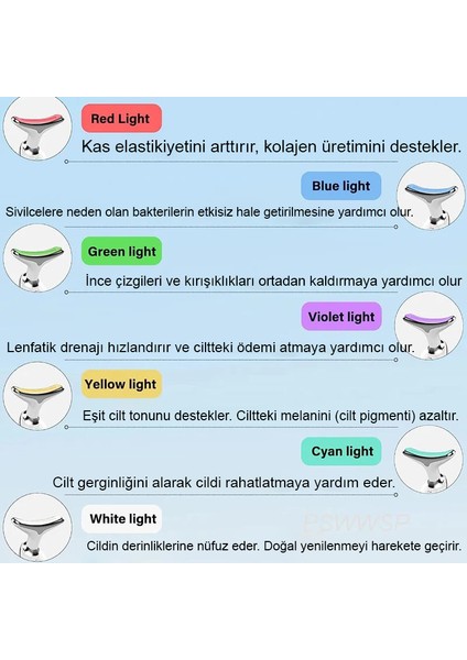 Moje More Yüz Sıkılaştırma Güzellik Cihazı, Sıcak Kompres Işık Terapisi Ems Yüz Masajı Boyun Kaldırma