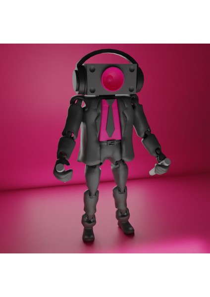 Skıbıdı Toılet - Şibili Tuvalet Speakerman Knıves Konuşmacı Knıves Cosplay 17CM