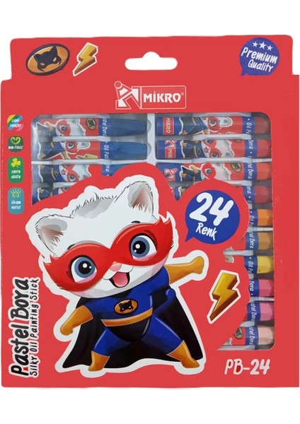 24 Renk Pastel Boya Mikro Pb 24 fiyatları