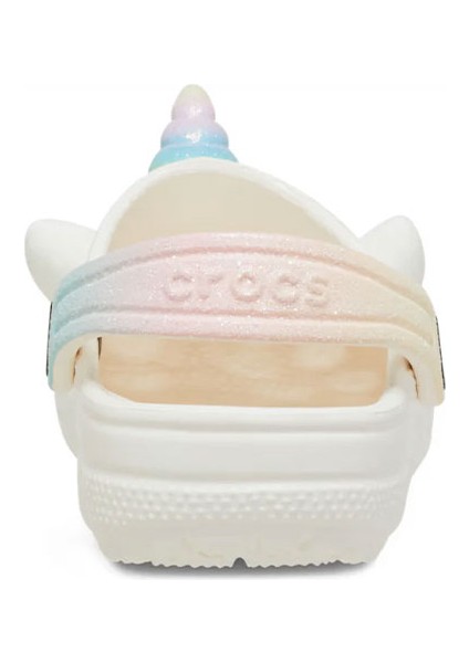 Classic Iam Rainbow Unicorncgt Çocuk Beyaz Clog Terlik 209701-0WV
