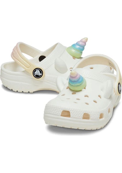 Classic Iam Rainbow Unicorncgt Çocuk Beyaz Clog Terlik 209701-0WV