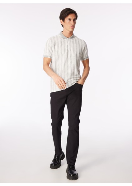 Çizgili Gri Erkek Polo T-Shirt Fc4Sm-Tst 0785 fiyatları