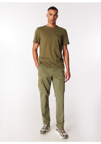 Haki Erkek Bisiklet Yaka T-Shirt D4SM-TST3294 fiyatları