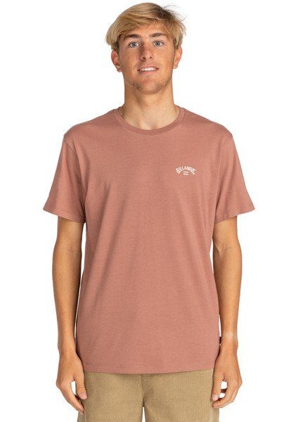 Açık Kahve Erkek Bisiklet Yaka Regular Fit T-Shirt EBYKT00100_ARCH Kttp