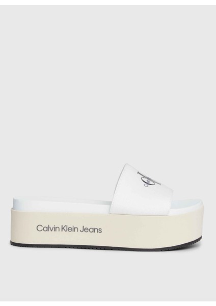 Calvin Klein Krem Kadın Terlik YW0YW010360F9