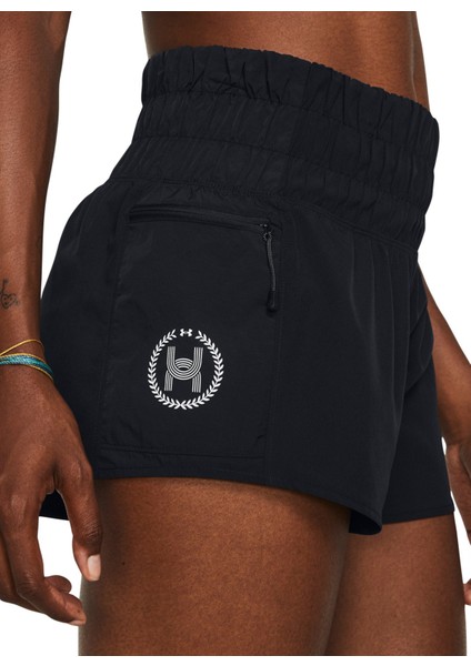 1382962-001 Ua Run Anywhere Shorts Siyah Kadın Oversize Şort