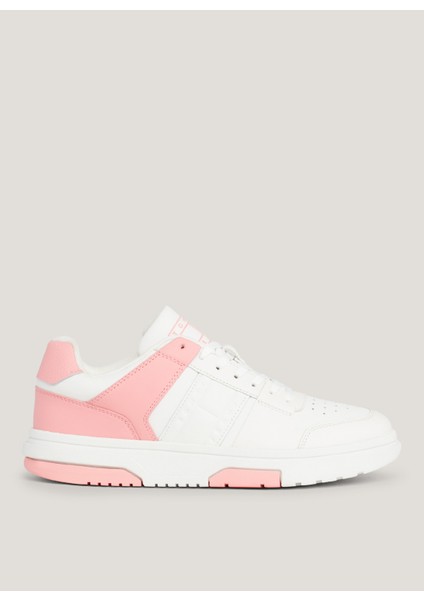 Tommy Hilfiger Beyaz - Pembe Kadın Sneaker EN0EN02475TIC