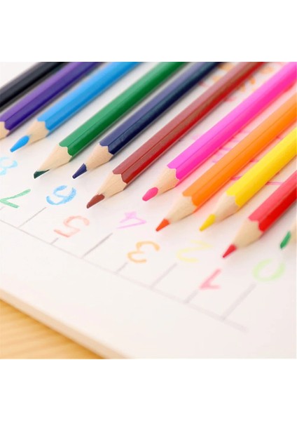 Rastgele Paket Stili 12 Renk Mini Ahşap Kalemler Toksik Olmayan Hb Renkli Kurşun Standart Boyama Kalem Öğrencileri Çizim Eskiz Kalem Kawaii Kırtasiye (Yurt Dışından) fırsatları