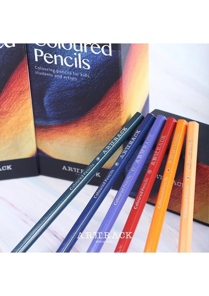 12 Renk Kare Kutu Stili Arttrack Yağ Çizim Kalem Seti Lapices Colores Gökkuşağı Renkli Kalem Sanatçı Okul Malzemeleri Için Profesyonel Lapiz Kalemler (Yurt Dışından) modelleri