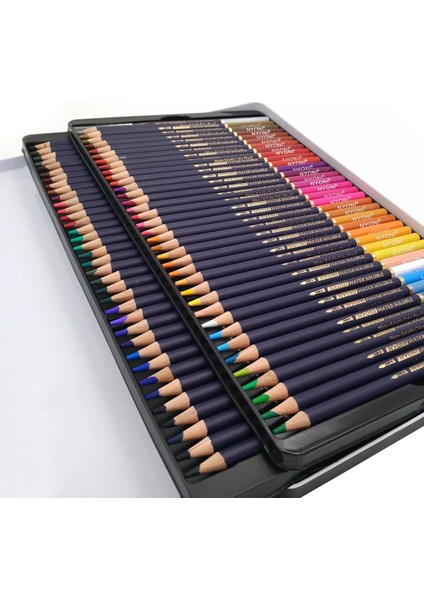 24 Renk Stili Nyonı Premium Yumuşak Çekirdekli 72 Suluboya Kalemler Lapis De Cor Sanat Malzemeleri Için Profesyonel Suda Çözünür Renkli Kalem (Yurt Dışından) fırsatları