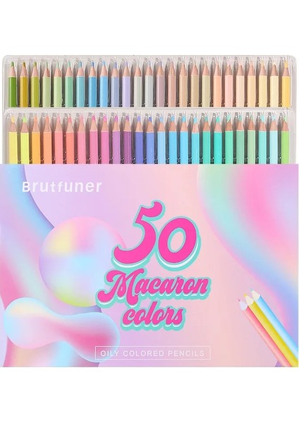 24 Macaron Renk Stili Brutfuner Macaron Renk Kalem Seti Yağ Pastel Renkli Kalemler Çizim Kalem Seti Ahşap Eskiz Çocuklar Okul Malzemeleri (Yurt Dışından) modelleri
