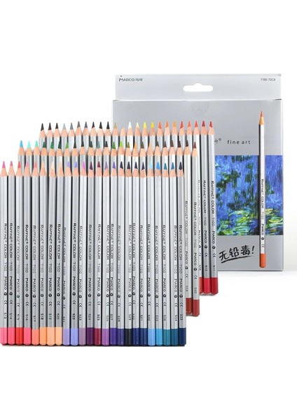 48 Renkli Kağıt Stili Marco Raffine Boya Kalemleri Renkli Kalemler Boyama Kitapları Için Set Sanatçı Pastel Premier Kalem Lapis De Renkli Yağlı Boya Kalemleri (Yurt Dışından) indirimleri