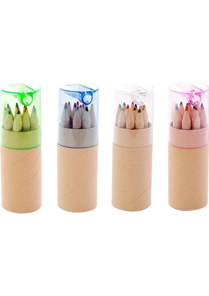 Yeşil Stil 12 Renk Renkli Kalem Seti Çocuklar Için Sanat Çizim Malzemeleri Eskiz Gölgelendirme (Yurt Dışından) fiyatları