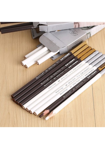 1 Adet Beyaz Stil 1 Adet Kahverengi Beyaz Kroki Kalem Profesyonel Nefes Nefese Çizim Kalem Tebeşir Toksik Olmayan Taban Pastel Sanat Vurgu Kroki Kömür Kalem (Yurt Dışından) fiyatları
