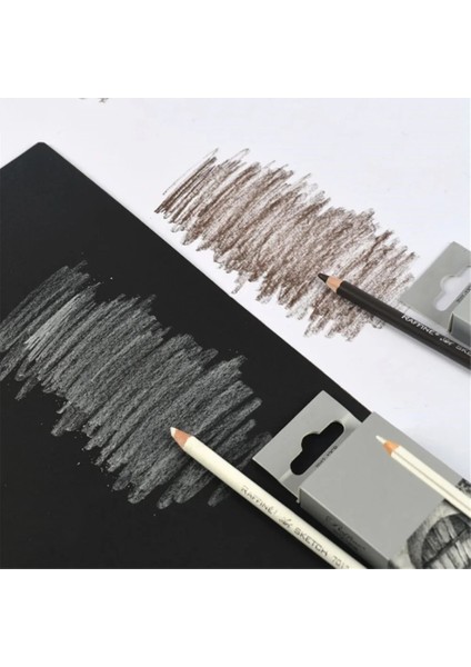 1 Adet Beyaz Stil 1 Adet Kahverengi Beyaz Kroki Kalem Profesyonel Nefes Nefese Çizim Kalem Tebeşir Toksik Olmayan Taban Pastel Sanat Vurgu Kroki Kömür Kalem (Yurt Dışından) indirimleri