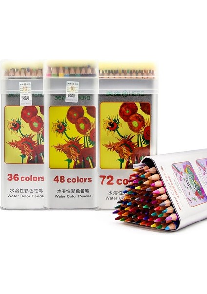 48 Renk Stili Chenyu Renkli Kalemler Profesyonel Suluboya Kalem Çizim Kroki Renkli Kalem Okul Öğrenci Sanat Malzemeleri Için (Yurt Dışından) fiyatları