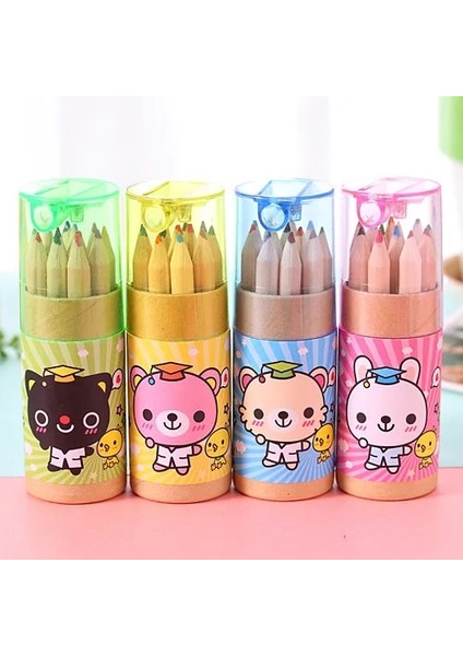 Design 2 Style Çok Sevimli Ayı Kalemtıraş ile Renkli Kalem Kawaii Suluboya Pastel Kalemler Çizim Kırtasiye Okul Malzemeleri Için (Yurt Dışından) modelleri