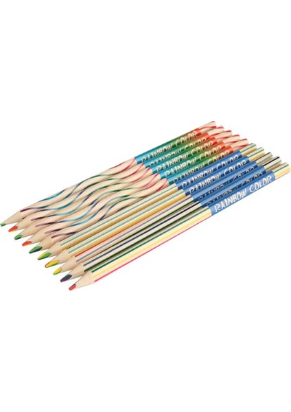 Olorful Pencil Rainbow Color Lead Pencil 4 Mixed Colors Multicolor Student Dıy Graffiti Drawing Pencil For Children Kids (Yurt Dışından) fiyatları