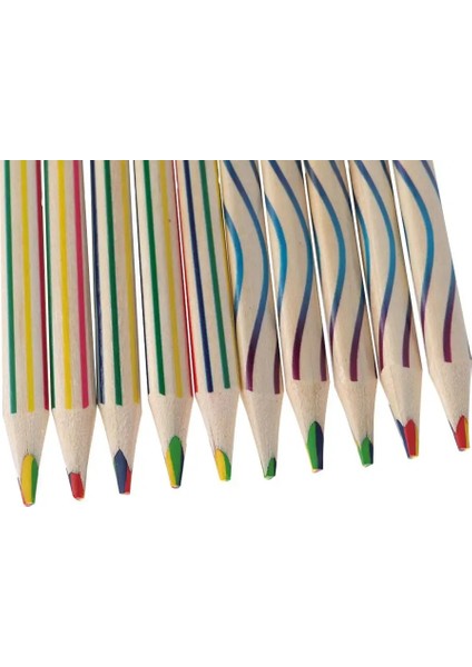 Olorful Pencil Rainbow Color Lead Pencil 4 Mixed Colors Multicolor Student Dıy Graffiti Drawing Pencil For Children Kids (Yurt Dışından) modelleri