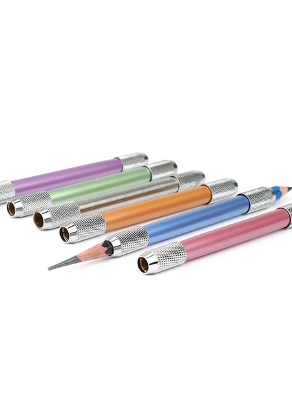 Yeşil Stil Metal Çift Kafa Renkli Kalem Genişletici Ayarlanabilir Tutucu Sketool Ofis Boyama Sanat Malzemeleri Yazma Aracı (Yurt Dışından) fiyatları