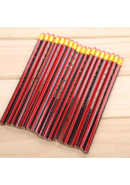 30 Adet Stil Lot Eskiz Kalem Ahşap Kurşun Kalemler Çocuklar Için Silgili Hb Kalem Çizim Kalemini Öğrenin (Yurt Dışından)