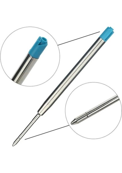 Siyah Stil 5 Adet Balck Mavi Metal Kalem Değiştirme Parker Tarzı Metal Tükenmez Kalem Yedekler Için Fit (Yurt Dışından) indirimleri