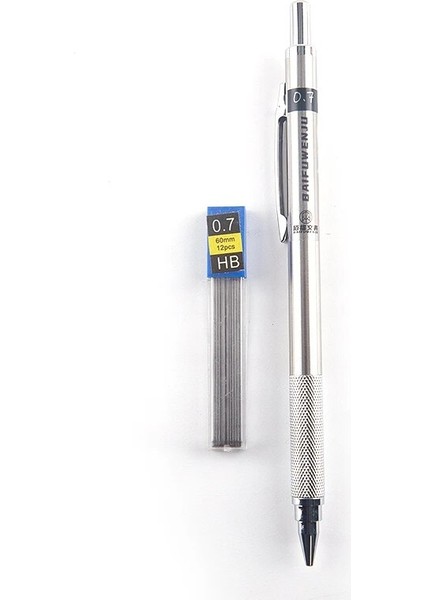 A2 0.7 Stili Metal Mekanik Kurşunkalem Kurşunlu Otomatik Kurşun Kalem (Yurt Dışından)