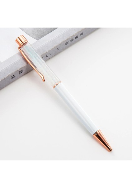 No.1 Tarzı Siyah Ellen Brook Tükenmez Akış Yağı Kristal Düğün Metal Bakır Bataklık Kalem Ofis Okul Tedarik Kırtasiye Gül Altın Kalem (Yurt Dışından)