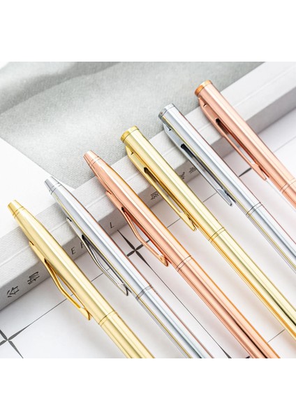 D Stili Siyah 1 Adet Lytwtw'nin Yaratıcı Tükenmez Kalem Iş Metal Ofis Aksesuarları Döndür Peool Kırtasiye Ofis Malzemeleri (Yurt Dışından) modelleri