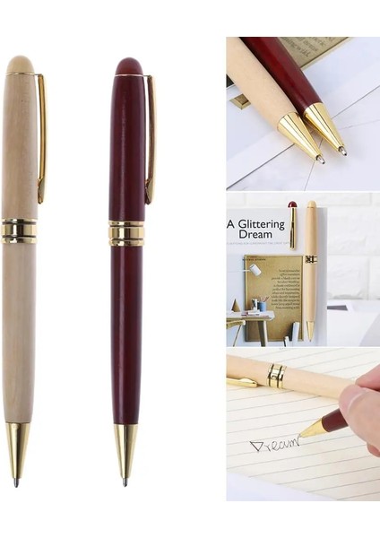 Beyaz Stil 100% Yeni ve Li El Yapımı Büküm Ahşap Tükenmez Kalem Okul Öğrencisi Kırtasiye Ofis Yazma Aracı (Yurt Dışından) modelleri