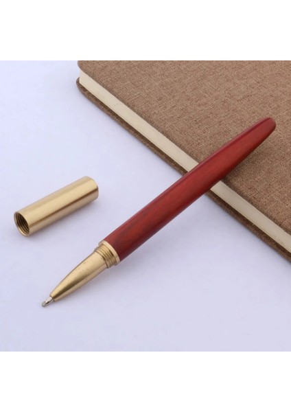 D-1 Stili Siyah Lüks Li Opper Ahşap Roller Kalem Imza Altın ​​kalem G Tüken Kalem Mürekkep Kırtasiye Ofis Malzemeleri (Yurt Dışından)