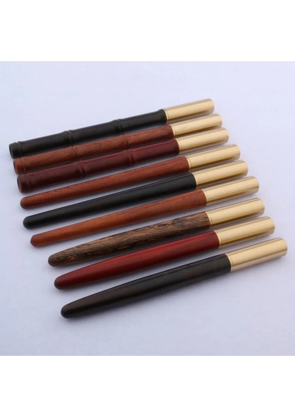 D-1 Stili Siyah Lüks Li Opper Ahşap Roller Kalem Imza Altın ​​kalem G Tüken Kalem Mürekkep Kırtasiye Ofis Malzemeleri (Yurt Dışından) modelleri