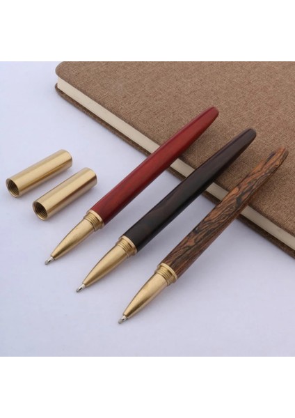 D-1 Stili Siyah Lüks Li Opper Ahşap Roller Kalem Imza Altın ​​kalem G Tüken Kalem Mürekkep Kırtasiye Ofis Malzemeleri (Yurt Dışından) indirimleri