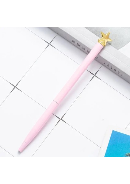 E Stili Siyah 1 Parça Lytwtw'nin Kırtasiye Okul Malzemeleri Yaratıcı Yıldız Çok Renkli Tükenmez Kalem Iş Metal Ofis Kalemleri (Yurt Dışından)