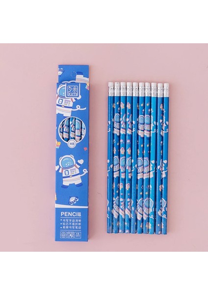 Bir Stil Et Uzay Teması Hb Standart Eskiz Kalem Seti Ahşap Kalem Lot Karikatür Sanat Malzemeleri Okul Ofis Malzemeleri (Yurt Dışından)