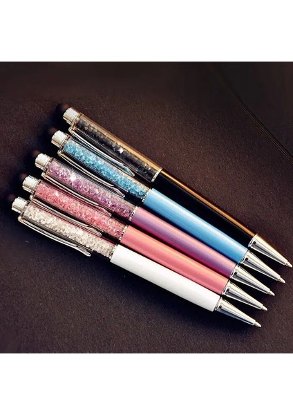 No.4 Tarzı Siyah Reative Kristal Kalem Elmas Tükenmez Kalemler Kırtasiye Tükenmez Kalem Stylus Kalem Dokunmatik Peolors Yağlı Siyah Dolum (Yurt Dışından) fiyatları