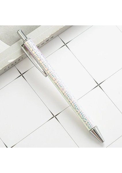 Parlak Gümüş Tarzı 1 Parça Yüksek Li Parlak Rulo Tükenmez Kalem Lüks Sevimli Düğün Gül Altın Metal Kırtasiye Okul Ofis Arzı G (Yurt Dışından)