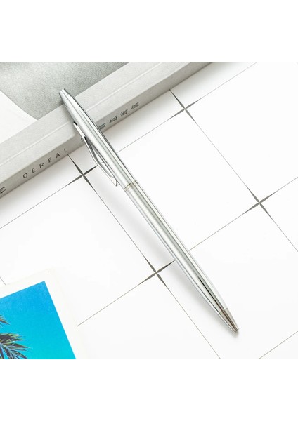 F Stili Siyah 1 Adet Lytwtw'nin Yaratıcı Tükenmez Kalem Iş Metal Ofis Aksesuarları Döndür Peool Kırtasiye Ofis Malzemeleri (Yurt Dışından)