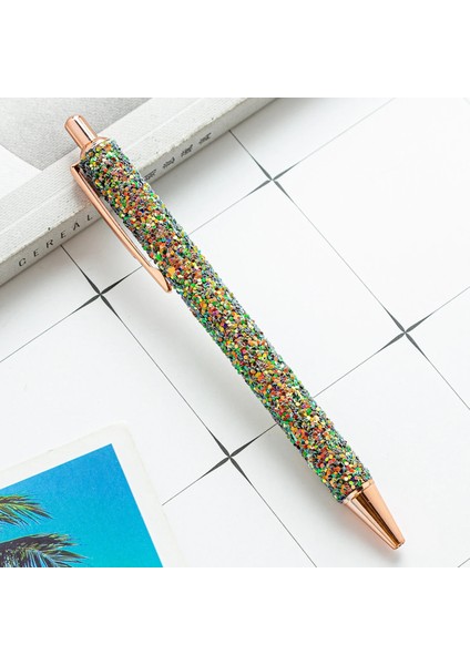 Karışık Renk Stili 1 Parça Lytwtw'nin Rulo Tükenmez Kalem Taklidi Lüks Sevimli Düğün Gül Altın Metal Kırtasiye Okul Ofis Tedarik G (Yurt Dışından)