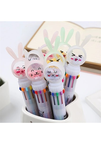 A5 Stili Çok Renkli Sequ Renkli Tükenmez Kalem Sevimli Yağlı Kalem Basmak Için Değiştirilebilir Karikatür Kalem Öğrenci Yazma Kalemi Çocuklar Kalem Ödülleri Okul Malzemeleri (Yurt Dışından) fiyatları