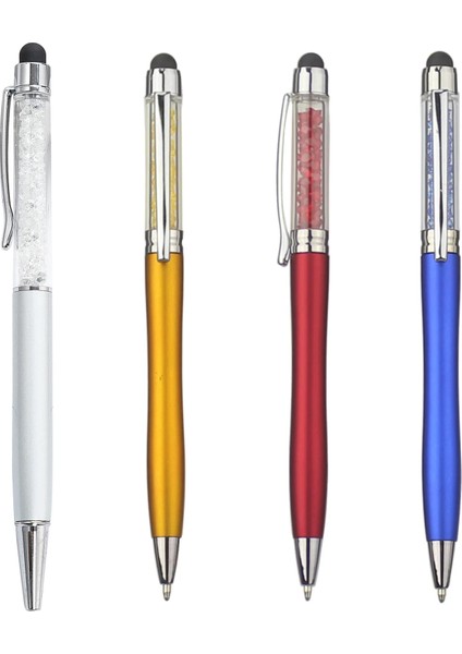 Mavi Stil Siyah Renkli Kristal Stylus Tükenmez Kalem, Phonepad Için Diamond Deco Dokunmatik Ekran Kalemi, Kişiselleştirilmiş Promosyon Logo Hediyesi, Özelleştirme Vermek (Yurt Dışından) fiyatları