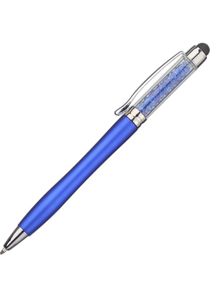 Mavi Stil Siyah Renkli Kristal Stylus Tükenmez Kalem, Phonepad Için Diamond Deco Dokunmatik Ekran Kalemi, Kişiselleştirilmiş Promosyon Logo Hediyesi, Özelleştirme Vermek (Yurt Dışından) fırsatları