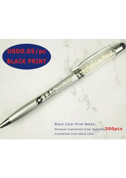 Mavi Stil Siyah Renkli Kristal Stylus Tükenmez Kalem, Phonepad Için Diamond Deco Dokunmatik Ekran Kalemi, Kişiselleştirilmiş Promosyon Logo Hediyesi, Özelleştirme Vermek (Yurt Dışından) indirimleri
