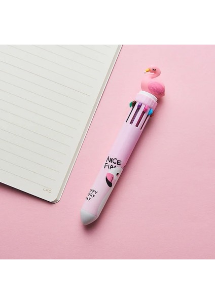 A11 Stili Çok Renkli Karikatür Hayvan 10 Renkli Kalem Değiştirilebilir Renkli Tükenmez Kalem Ofis Kalemi Öğrenci Yazma Kalemi Çocuk Okul Malzemeleri Ödüller Kalem (Yurt Dışından)