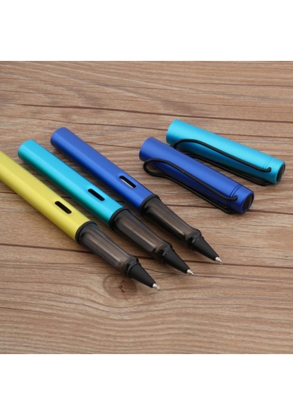 A5 Stili Yüksek Li Metal Tükenmez Kalem Aurora Fırçalanmış Tükenmez Tükenmez Kalemler Rulo Tükenmez Kalem Kırtasiye Ofis Okul Malzemeleri Yazma (Yurt Dışından) fırsatları